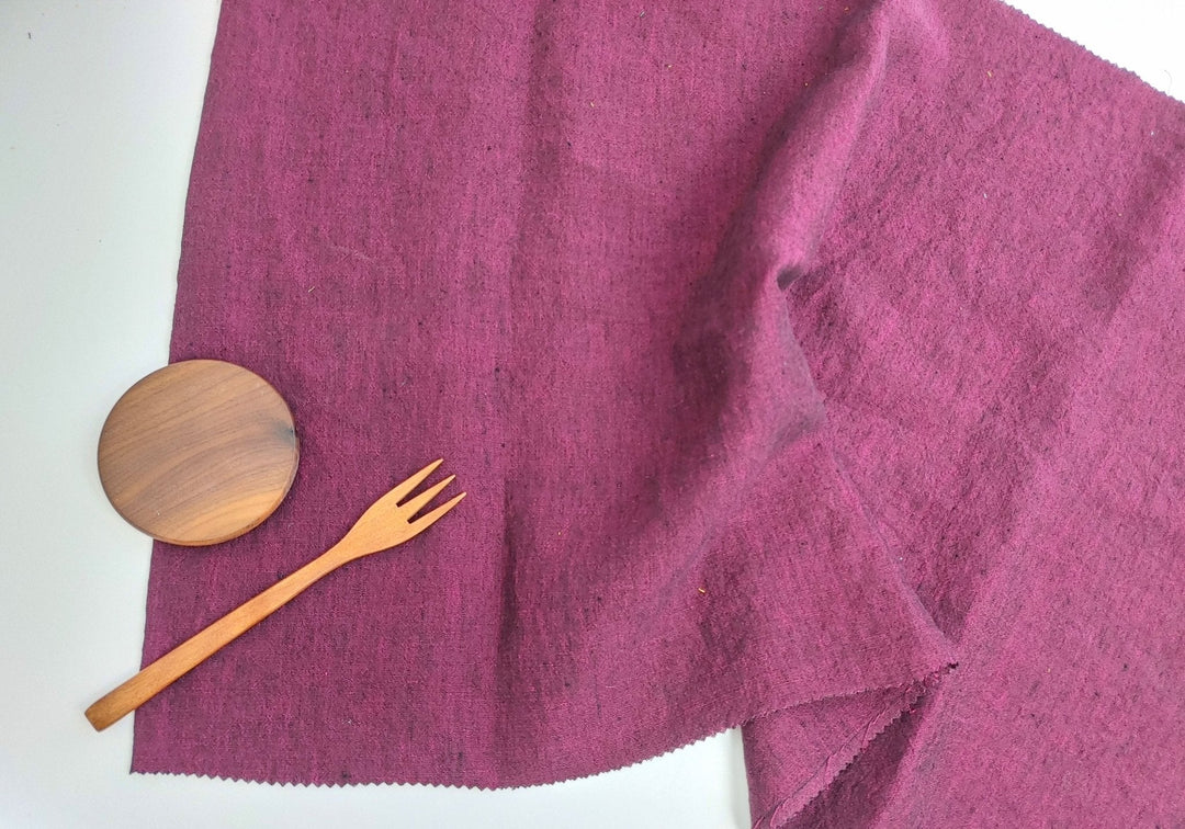 100% Linen Chambray Fabric, Light~Medium Weight, 2024 New Colorways 7823 7824 7778 7822 7662 - The Linen Lab - Purple