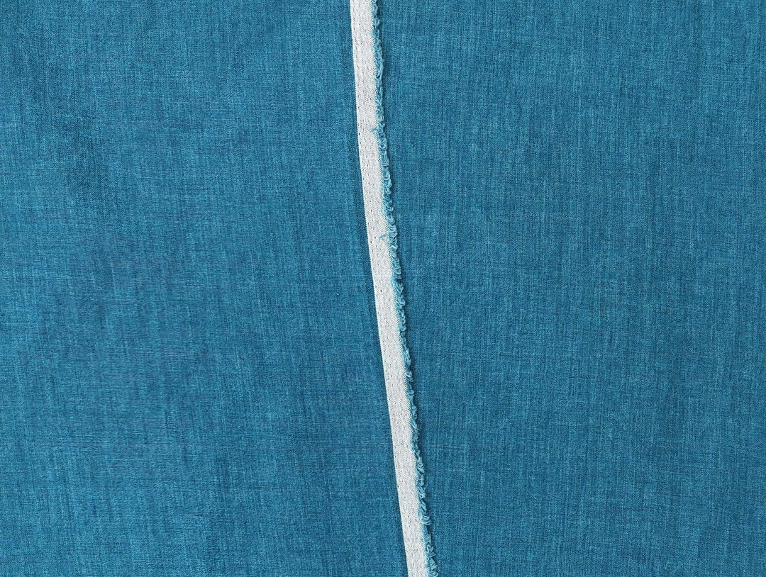 100% Linen Fabric: Delave High-Twisted Linen 14s, Medium Weight, New for 2024, 7712 7713 7682 - The Linen Lab - Greenish Blue
