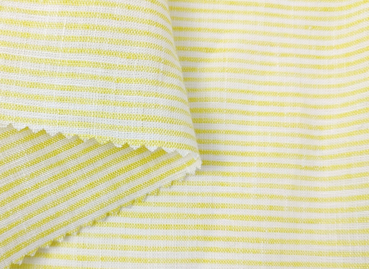 100% Linen Fabric Thin Stripe Collections Light Weight 4768 6939 6280 6279 4770 - The Linen Lab - Red