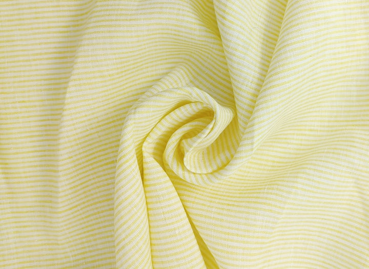 100% Linen Fabric Thin Stripe Collections Light Weight 4768 6939 6280 6279 4770 - The Linen Lab - Red