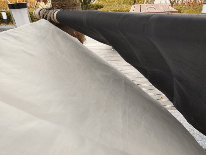 100% Ramie Fabric 100nm Super Light Weight 3047 6997 - The Linen Lab - White