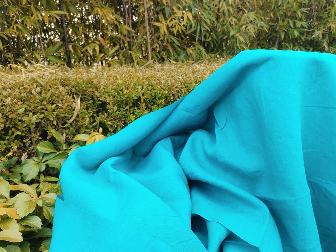 100% Ramie Fabric 60nm Light Weight - The Linen Lab - Green