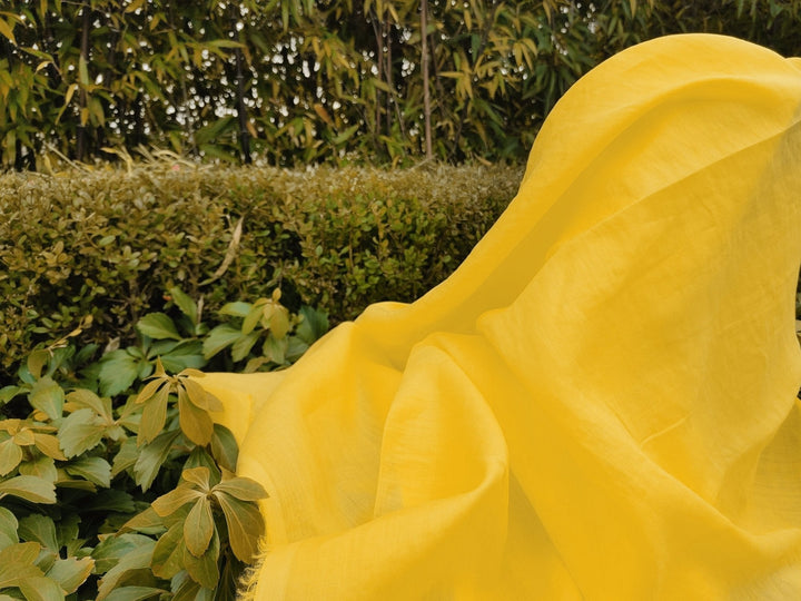 100% Ramie Fabric 60nm Light Weight - The Linen Lab - Green