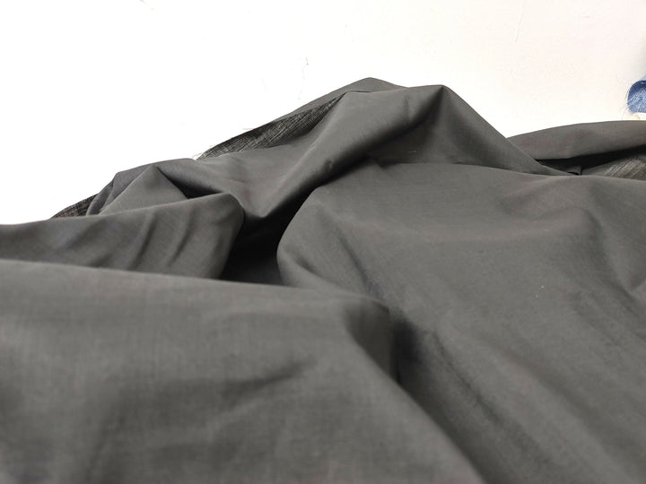 Ramie Polyester Black Sheer Fabric 68nm Light Weight 3898 2419