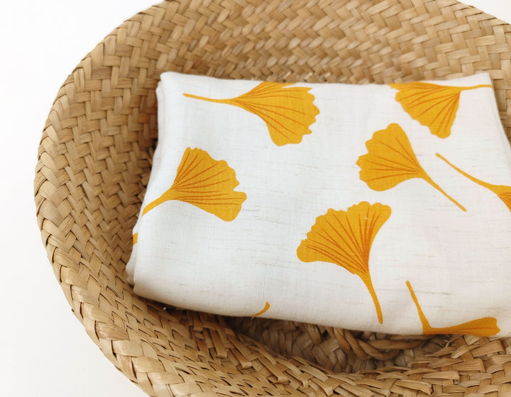 Morning Calm Ginkgo: Soft Linen Rayon Blend 7911 8193