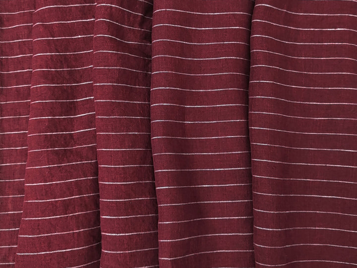 100% Linen Fabric - Light and Airy with Horizontal Stripes  7917 7920 7941