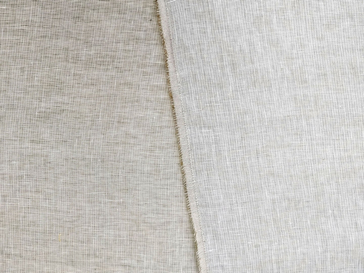 100% Linen Dobby Dot Chambray Fabric - Medium Weight 7908 7913 7914 7915 7916