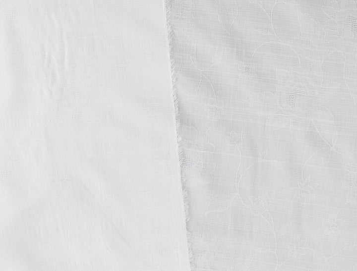 Silky Floral Jacquard Fabric - Tencel Rayon Cotton, Light & Soft 3505 2807 2088