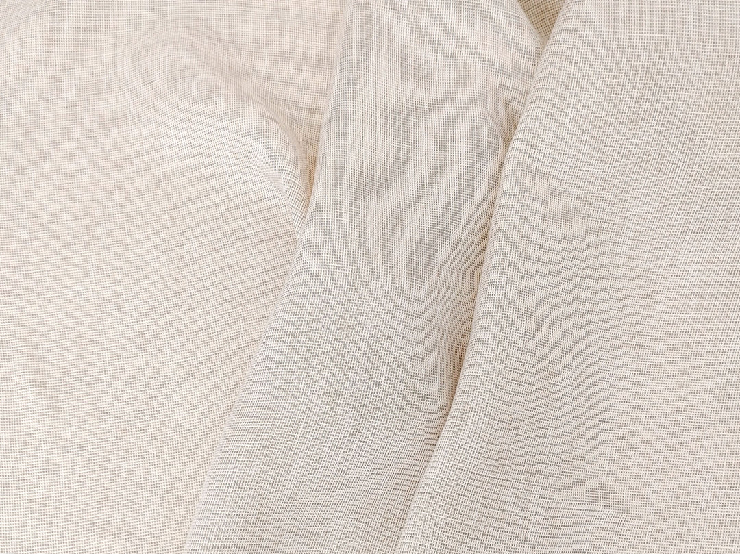 100% Linen Dobby Dot Chambray Fabric - Medium Weight 7908 7913 7914 7915 7916