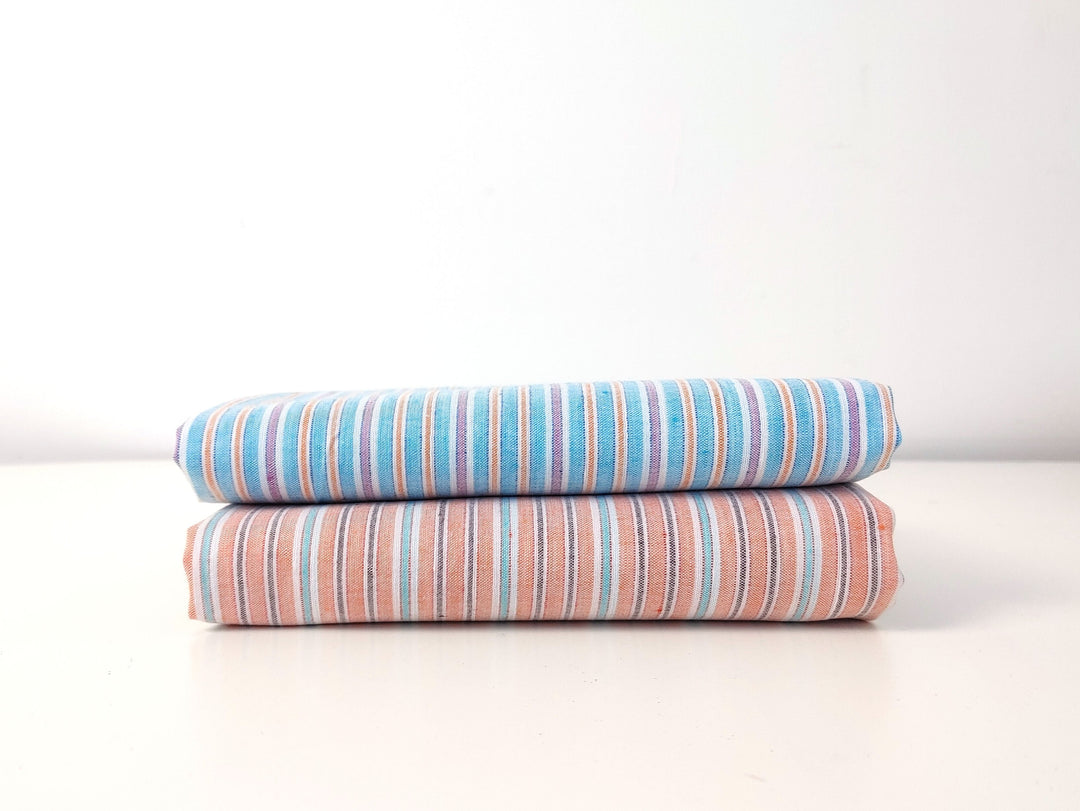 Lightweight Linen-Cotton Blend with Stripe Pattern 2766 2767