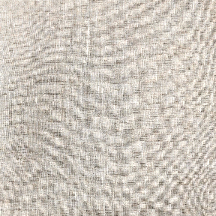 100% Linen Soft&Crisp Fabric 21s Vintage Chambray Beige 8039
