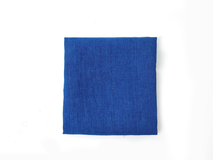 Delave Vintage Dyed 100% Linen Fabric – Medium to Heavyweight, Soft Finish Blue(dark) 6797