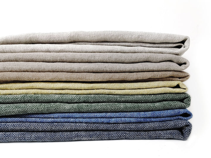 Viking Age Broken Diamond Twill: 100% Linen Fabric 8076 8077 8078 8079 8080 8081 8082 8105