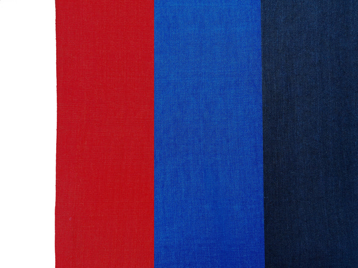 Delave Vintage Dyed 100% Linen Fabric – Medium to Heavyweight, Soft Finish Navy(dark) 7957