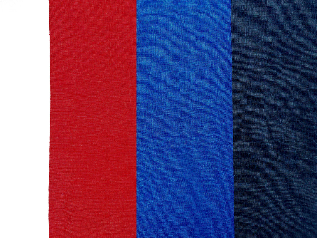Delave Vintage Dyed 100% Linen Fabric – Medium to Heavyweight, Soft Finish  Red 7491
