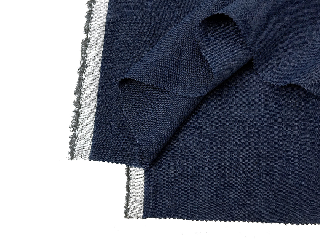 Delave Vintage Dyed 100% Linen Fabric – Medium to Heavyweight, Soft Finish 7491 7054 7957 7676