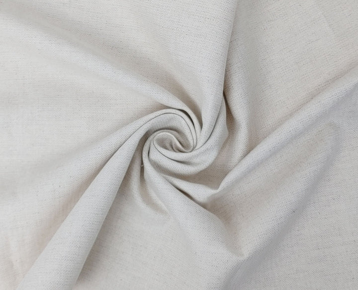 Natural Color Linen Cotton Herringbone Twill Fabric 2172