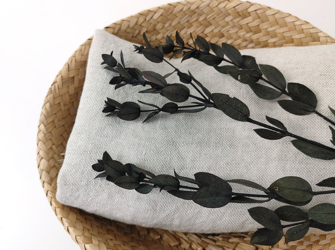 100% Linen Fabric – MAT Weave, Medium to Slightly Heavy Weight 7175 7694