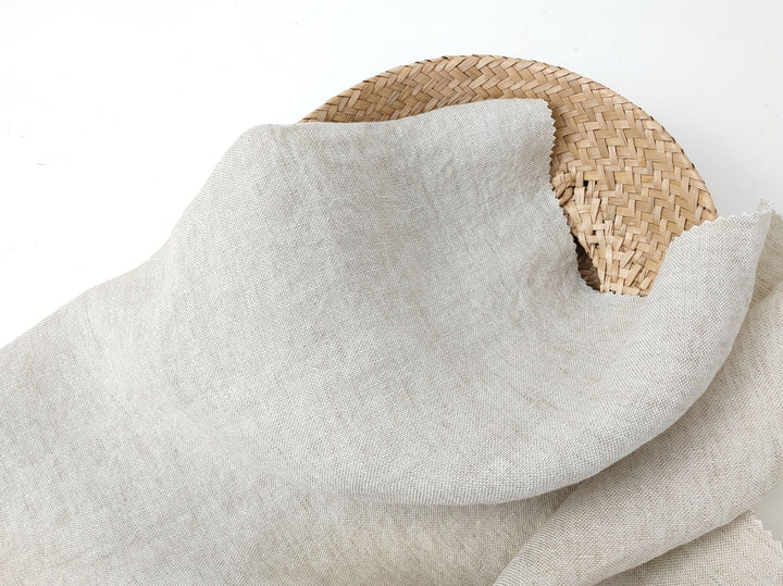 100% Linen Fabric – MAT Weave, Medium to Slightly Heavy Weight 7175 7694