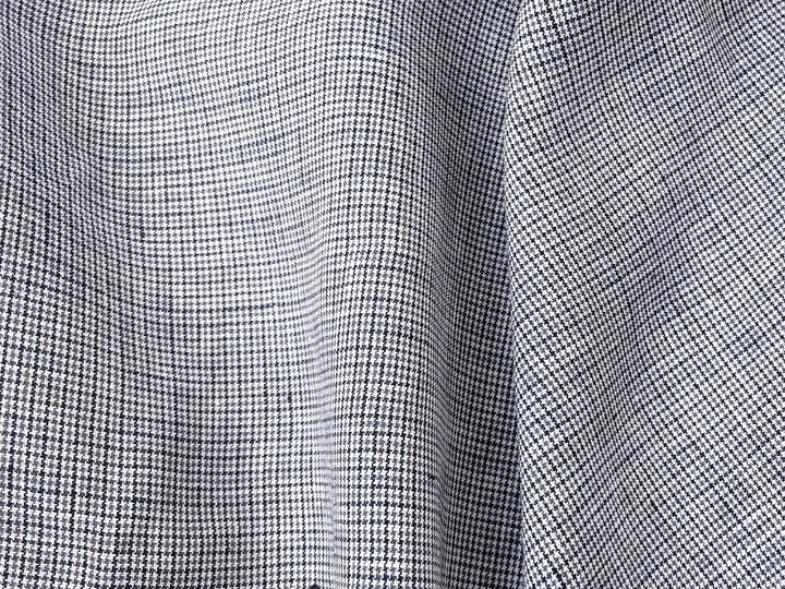 100% Linen Fabric – Fine 21s Yarn, Light & Soft Small Gingham Starcheck 6737 6748 7367