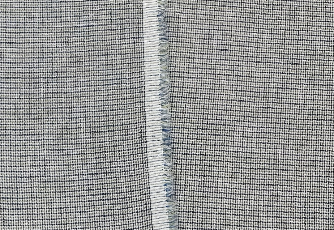100% Linen Fabric – Fine 21s Yarn, Light & Soft Small Gingham Starcheck 6737 6748 7367