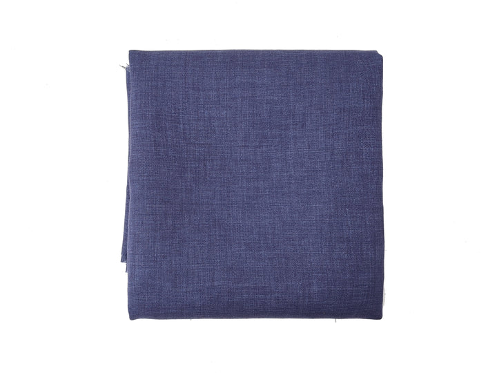 100% Linen Vintage Dyed Delave Fabric – Fine 21s Yarn, Pre-Washed, Light Weight Violet(dark) 6372