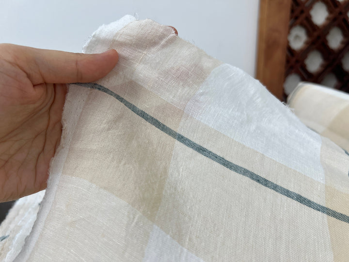 Remnant Fabric #458 - Linen 100% - 9.5y