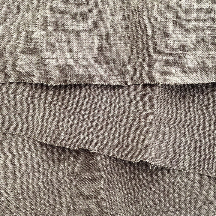 High Twisted Linen Fabric 14s Medium Weight Khaki(light) 6311