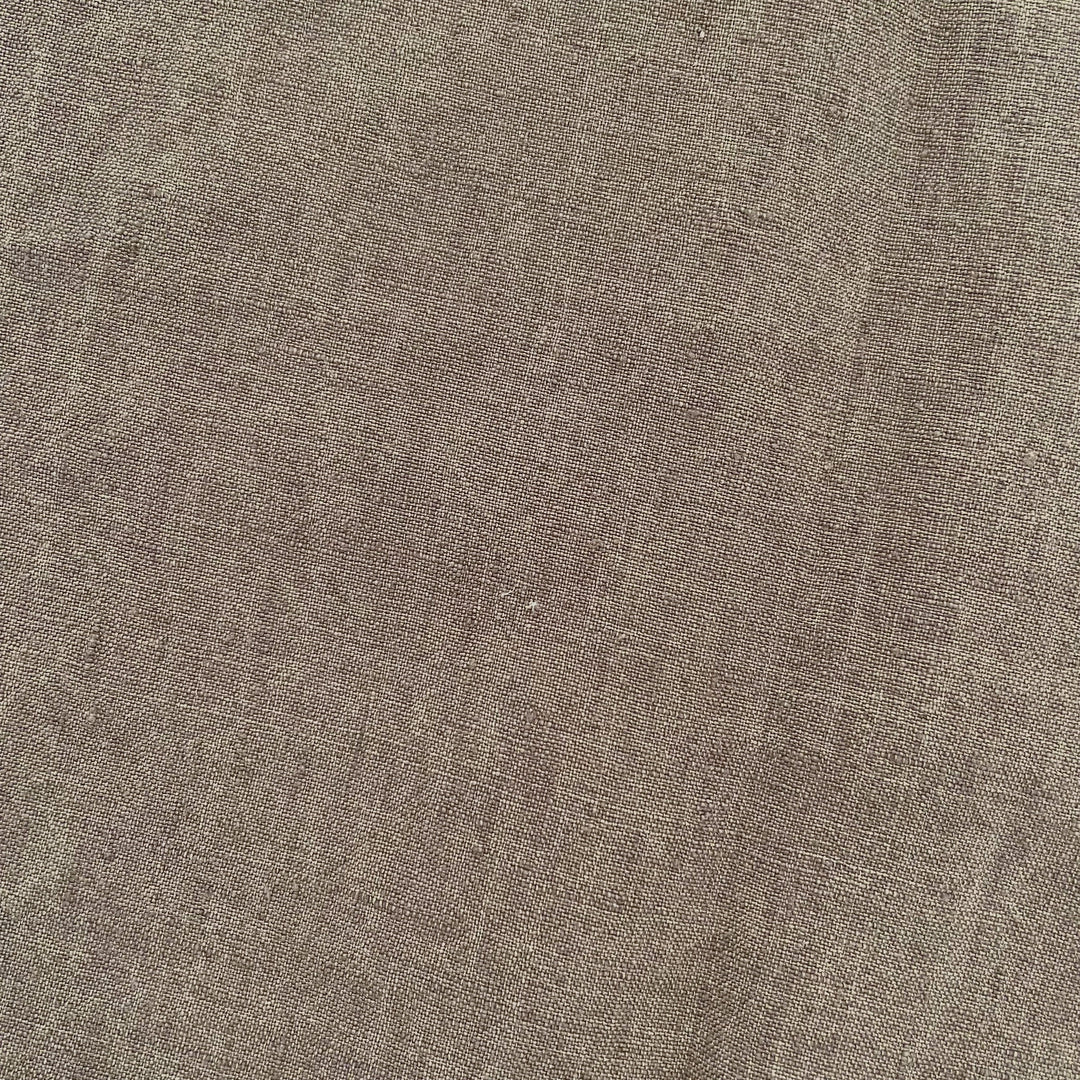 High Twisted Linen Fabric 14s Medium Weight Khaki(light) 6311