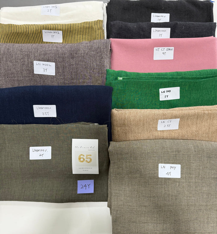 24 of Woven Fabric of Linen - Surprise Box No.65
