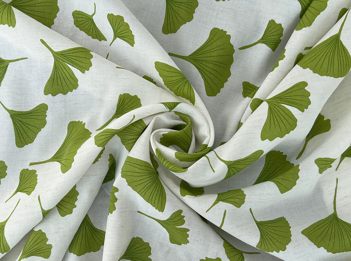 Morning Calm Ginkgo: Soft Linen Rayon Blend 7911 8193