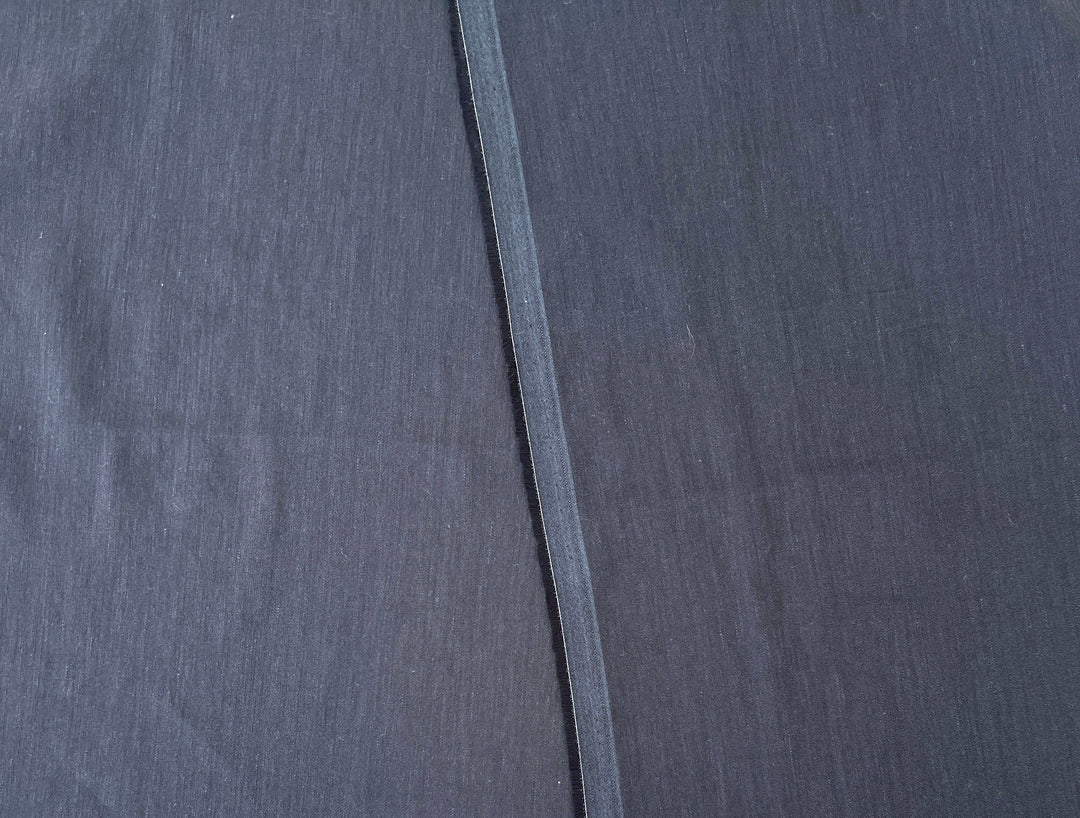 Linen Rayon Spandex Fabric – Great Drape & Comfort Stretch, Dark Navy & Grey 8162 8163