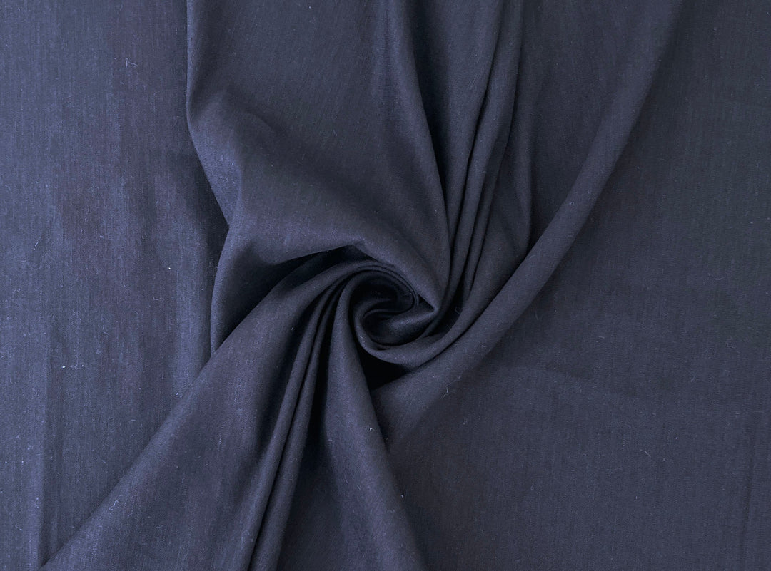 Linen Rayon Spandex Fabric – Great Drape & Comfort Stretch, Dark Navy & Grey 8162 8163