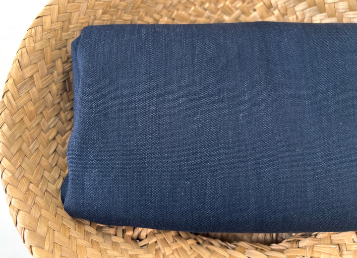 Linen Rayon Spandex Fabric – Great Drape & Comfort Stretch, Dark Navy & Grey 8162 8163