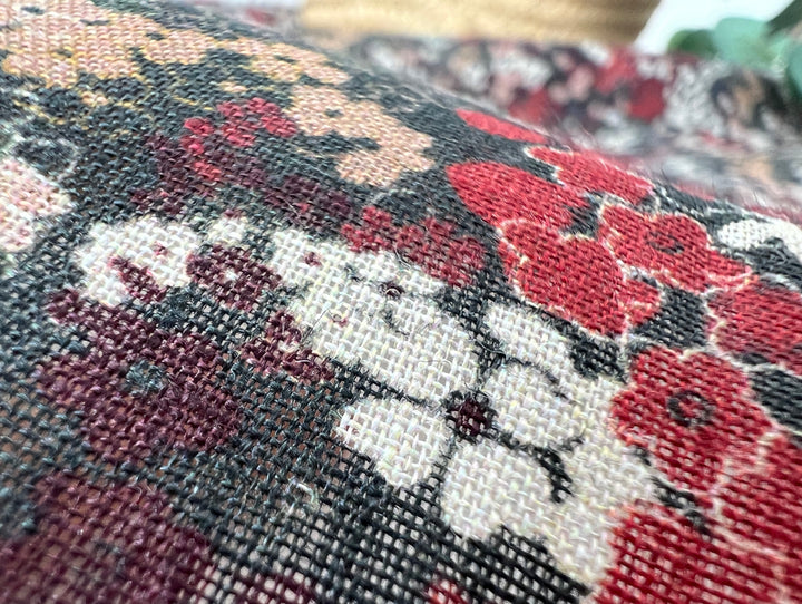 Flower Chaos – 100% Linen Fabric, Lightweight, Design by Madeline | Madswick Studio  8248