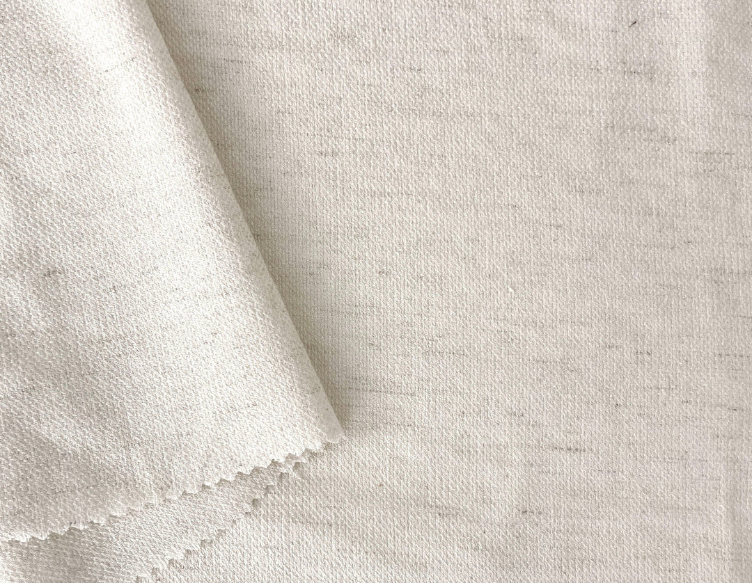 Linen Rayon Spandex Dobby Fabric – Medium Heavy, Soft Stretch, Pre-Washed 6652