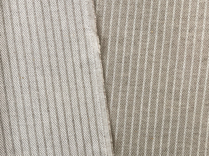 Linen Cotton Fabric – Dobby Herringbone Twill Weave, Medium Heavy Weight 1592