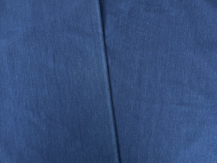 Blue Cotton Polyester Dobby Fabric – Subtle Stripe, Natural Stretch 8270