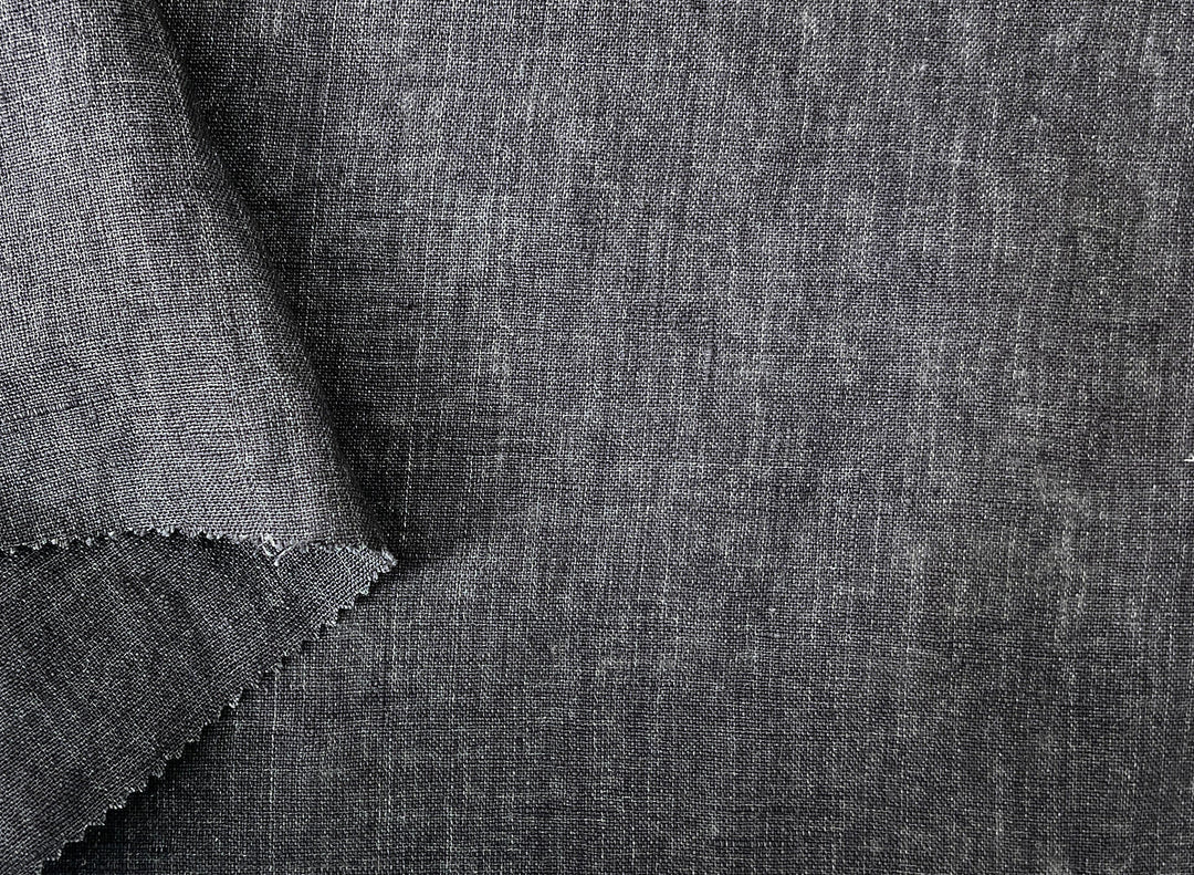 Delave Vintage Dyed 100% Linen Fabric – Medium to Heavyweight, Soft Finish 7491 7054 7957 7676