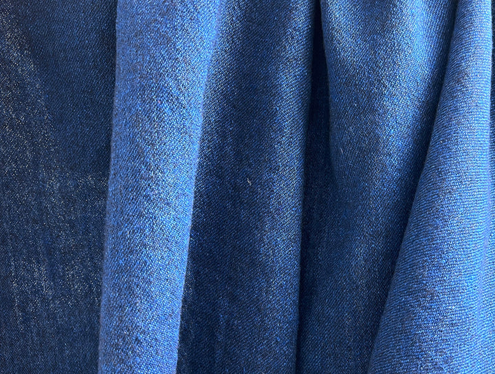 Wool Linen Blend Twill Fabric – Yarn Dyed, Medium to Heavy Weight 8181 8182
