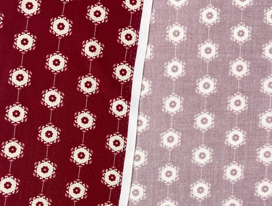 Medalians - Brass Collection - Wool Rayon Print Fabric, Design by Madeline, Madswick Studio 8370 8371 8372 8373 8374 8375
