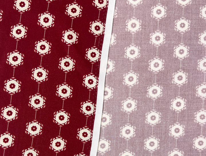 Medalians - Brass Collection - Wool Rayon Print Fabric, Design by Madeline, Madswick Studio 8370 8371 8372 8373 8374 8375
