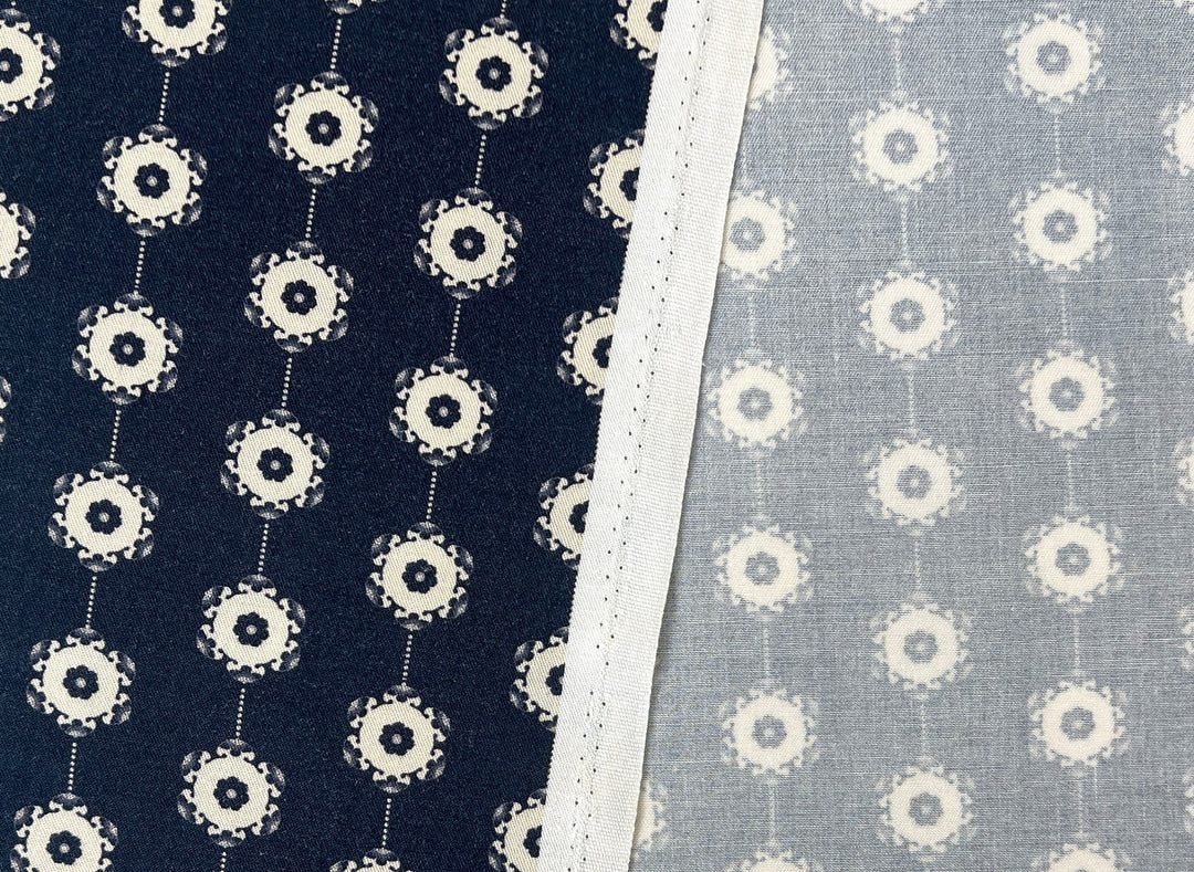 Medalians - Brass Collection - Wool Rayon Print Fabric, Design by Madeline, Madswick Studio 8370 8371 8372 8373 8374 8375