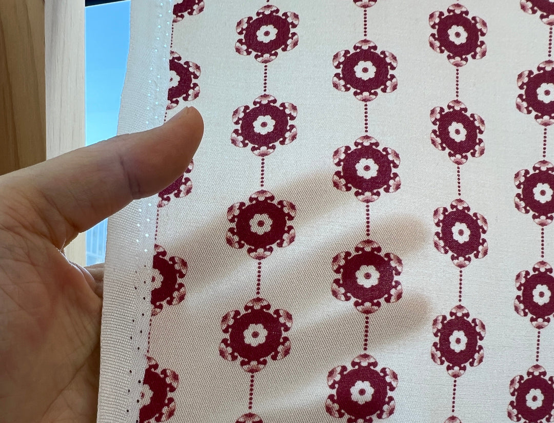 Medalians - Brass Collection - Wool Rayon Print Fabric, Design by Madeline, Madswick Studio 8370 8371 8372 8373 8374 8375