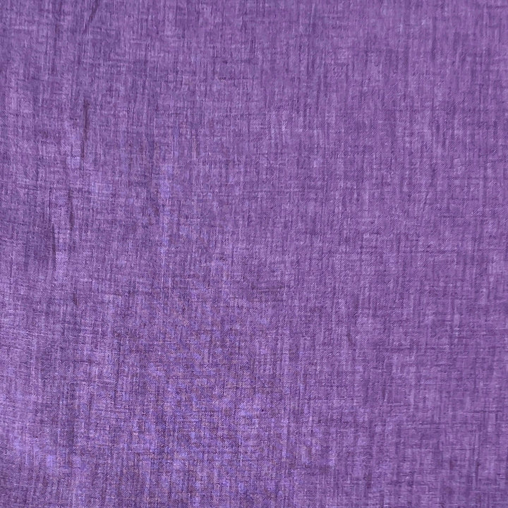 100% Linen Soft&Crisp Fabric 21s Vintage Chambray Violet(light) 7934