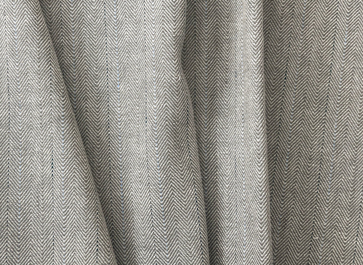 Two-Tone Herringbone Pinstripe | Linen Cotton Fabric 7303 7304
