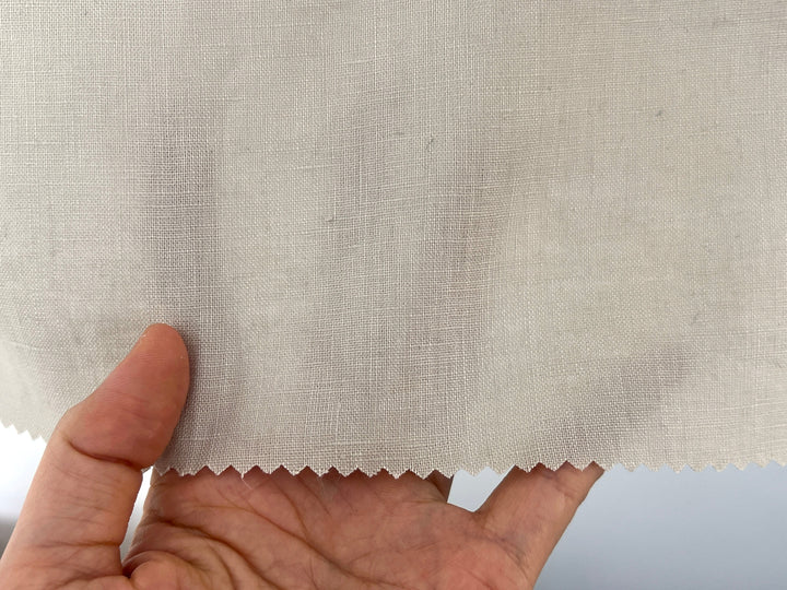 100% Linen Fabric – Sky Blue, Plain Weave, Light–Medium Weight 2551 3462