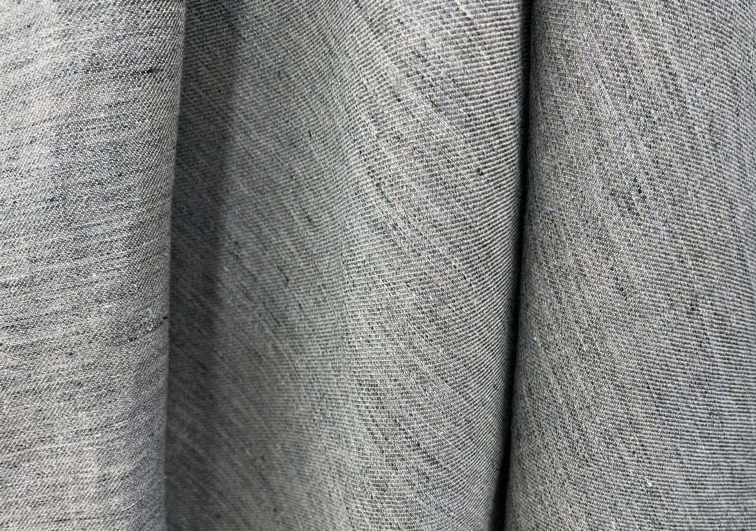 Two-Tone Chambray Twill | 100% Linen Fabric 8331 8332