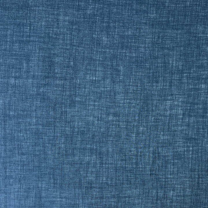 100% Linen Vintage Dyed Delave Fabric – Fine 21s Yarn, Pre-Washed, Light Weight Steel Blue 4889