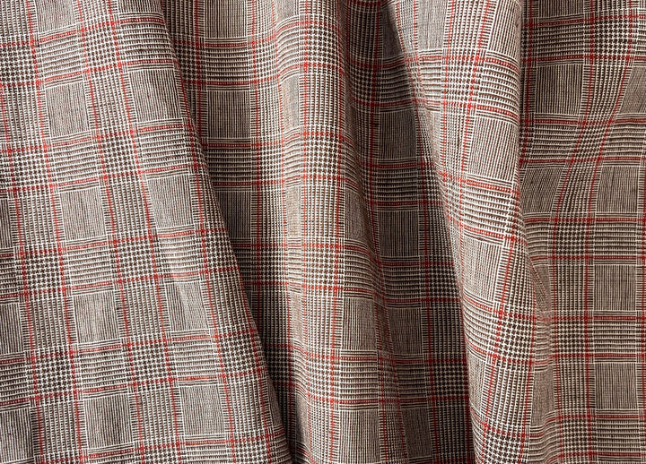 Lightweight Glen Plaid | Linen Cotton Blend Fabric 7798 7799 8060